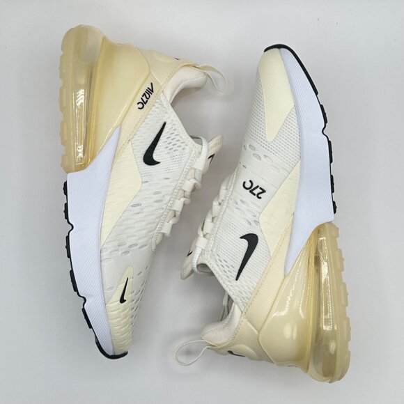 Women's Nike Air Max 270 Sail/Black-Coconut Milk AH6789-124 Size 6.5 NEW - Picture 7 of 8